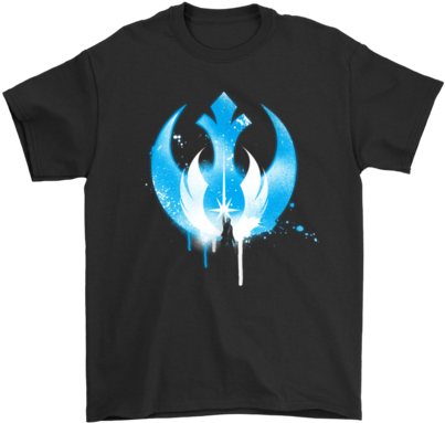 Jedi Order And Rebel Alliance Symbols Star Wars Shirts - Shirt (480x480), Png Download