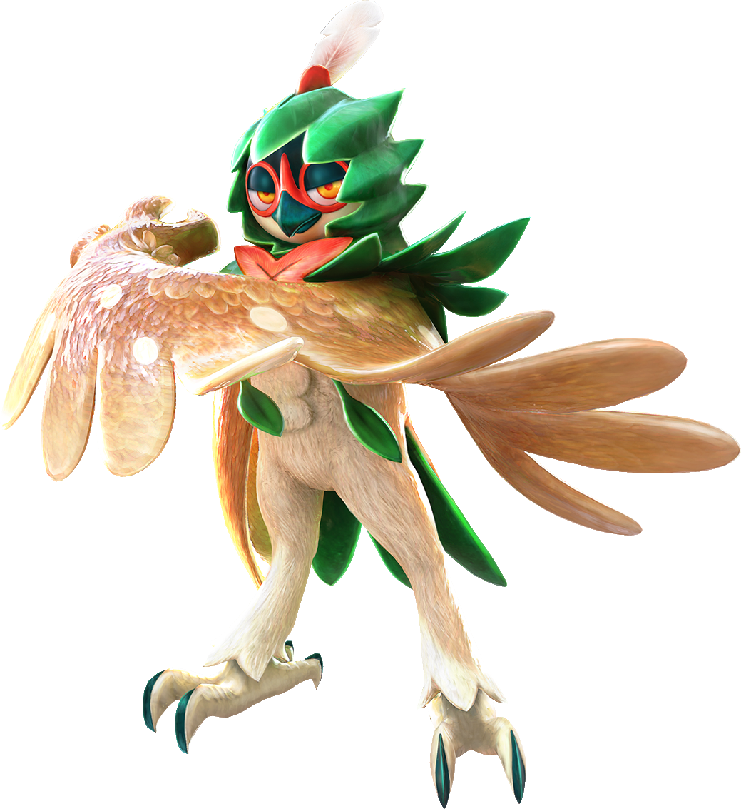 Decidueye - Super Smash Bros Ultimate Pokemon (1039x1133), Png Download