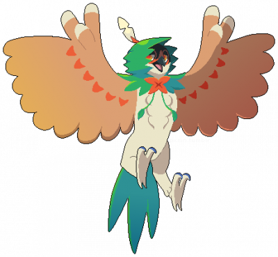 106kib, 400x369, 621286 Decidueye-sprite - Sprite (400x369), Png Download