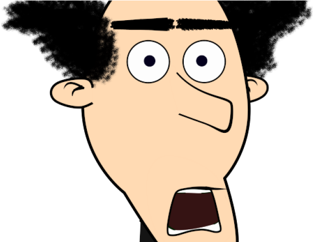 Open Mouth Cartoon - Optical Illusion (640x480), Png Download