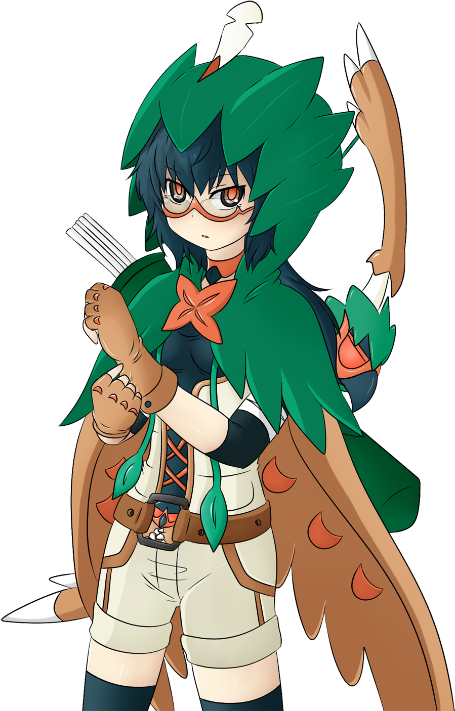 Don't Mess With This Decidueye , - Cartoon (1000x1439), Png Download
