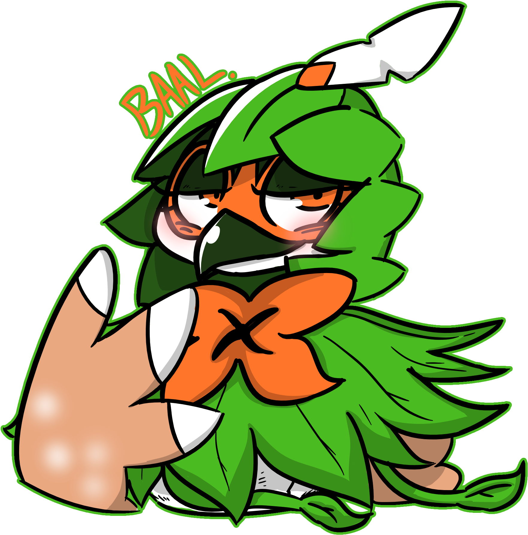 1477781750764 - Decidueye Cute (1800x1800), Png Download