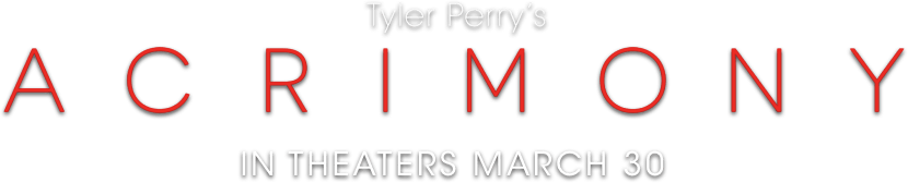 Tyler Perry Acrimony Movie Logo (830x168), Png Download