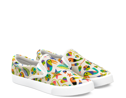 Otomi Toucans - Outdoor Shoe (480x480), Png Download