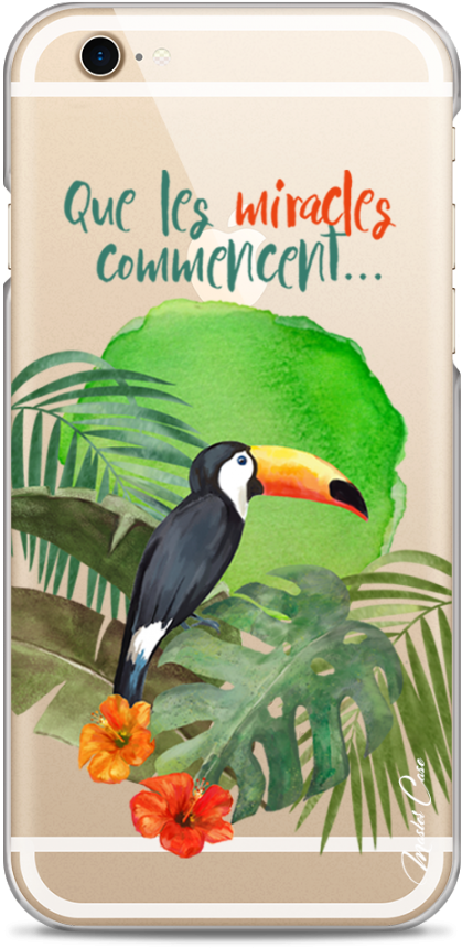 Coque Iphone 6plus/6splus Tropical Watercolor Design - Iphone 5s (1230x900), Png Download