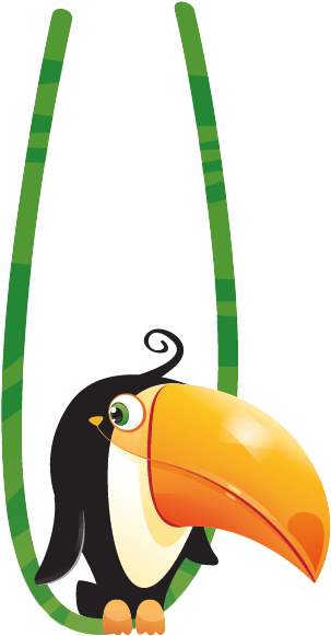 Jungle Wallsticker For Kids Rooms, Toucan Wall Adhesive - Tucano Safari Png (700x700), Png Download
