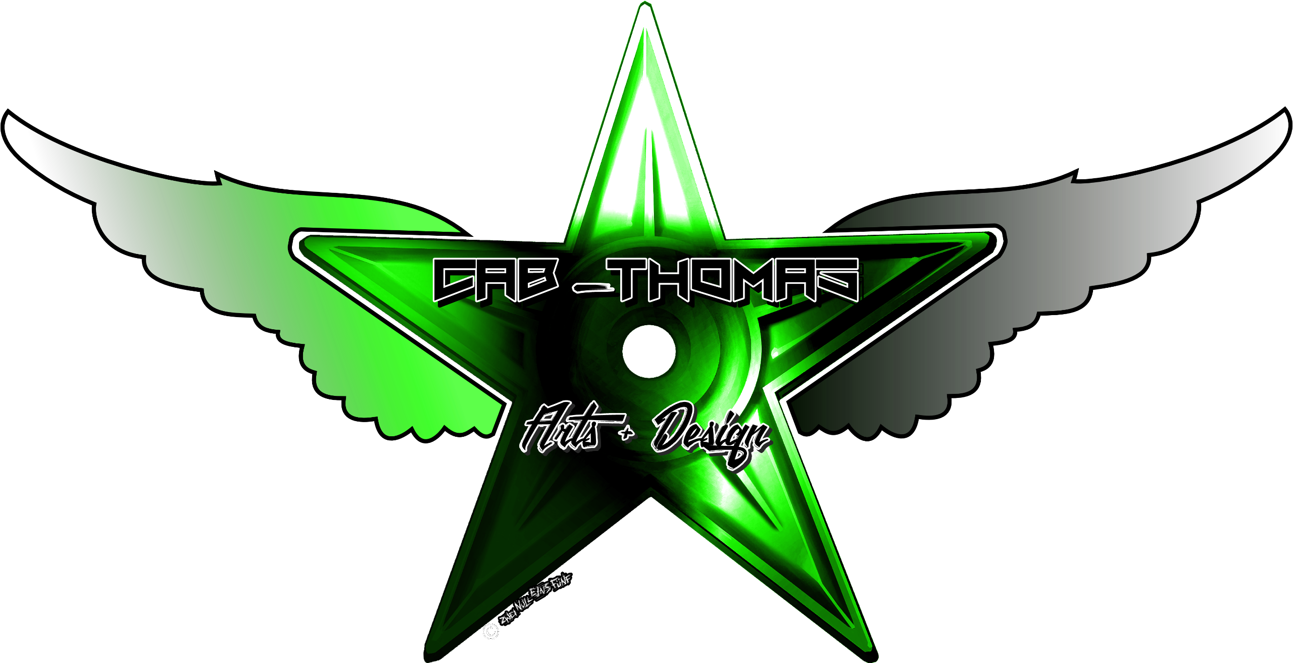 New Watermark Logo Copyright Watermark Star Color Green - Stars Png For Picsart (1996x1024), Png Download