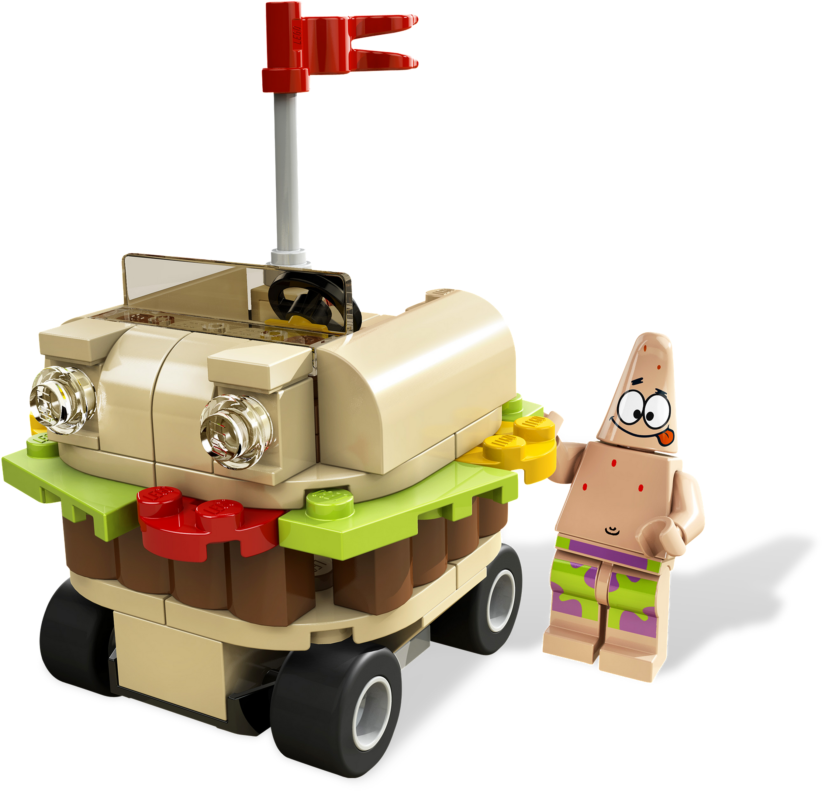 Lego Patty Wagon - Lego 3833 (4000x3000), Png Download