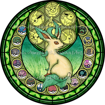 Leafeon By Akili-amethyst - Akili Amethyst Deviantart Com Pokemon (350x350), Png Download