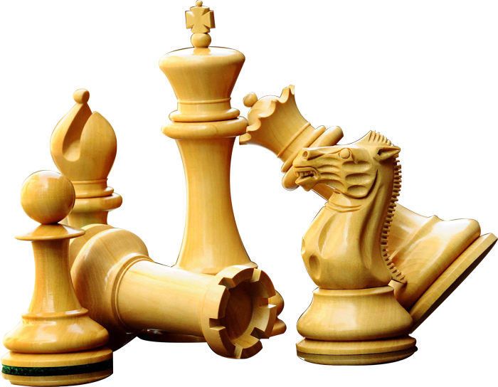 Chess Wood Pieces Png (700x544), Png Download