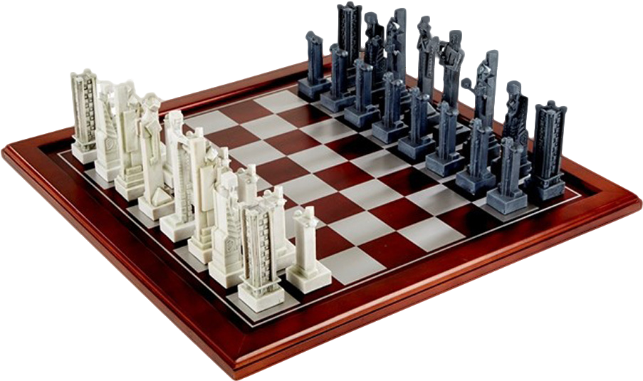 Midway Chess Board - Chess (1000x1000), Png Download