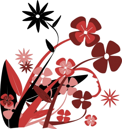 Abstract Flower Png Hd - Flower Clipart (402x425), Png Download