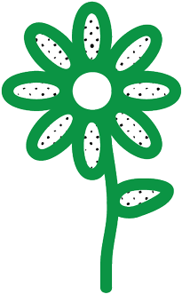Wildflower Etiquette - Daisy Flower Outline (400x400), Png Download