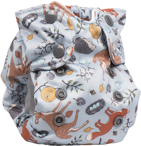 Forest Friends - Diaper (500x500), Png Download