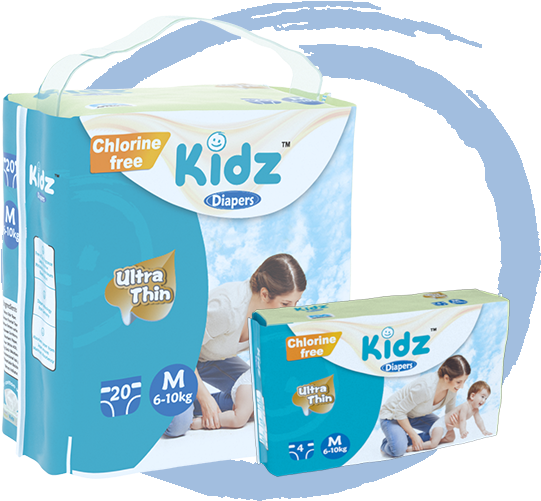 Medium Kidz Diaper - Kidz Diaper (600x500), Png Download