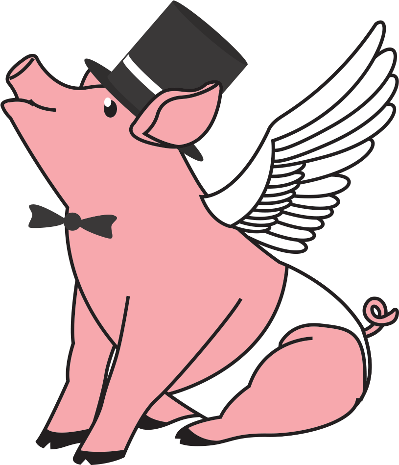 Fancy Morty Sweet Cheeks Diaper Bank - Pig In Diaper (1000x1000), Png Download