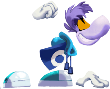 Raymesis - Rayman Legends Character Purple (500x500), Png Download