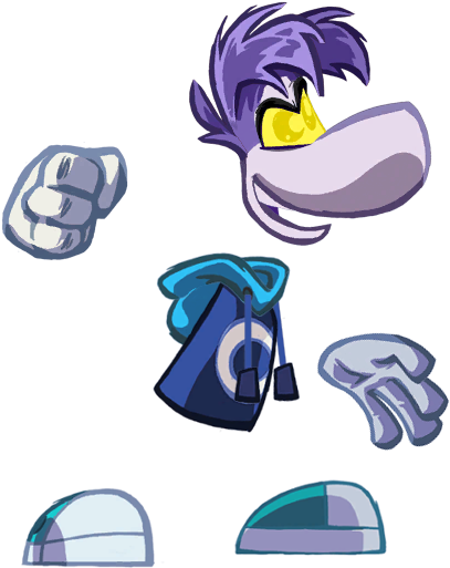 Rayman Origins Dark Globox I5 1 - Rayman Origins Dark Globox (453x566), Png Download