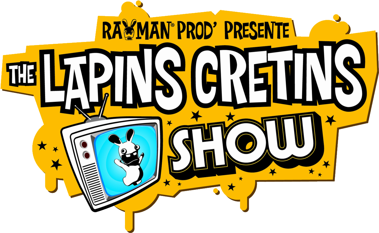 Rayman Prod' Présente The Lapins Crétins Show Logo - Nintendo - The Lapins Crtins Show Occasion [ Wii ] (1280x787), Png Download
