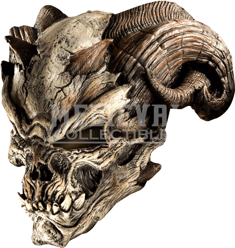 Skull Drawing At Getdrawings - Cave Demon Mask Adult (850x850), Png Download