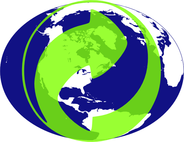 This Free Clipart Png Design Of Recycle Earth Clipart (600x462), Png Download