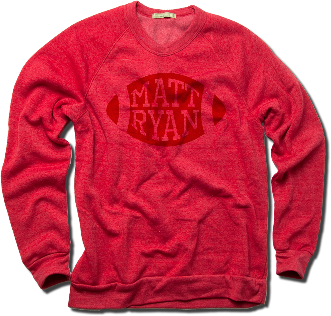 Matt Ryan Football - Long-sleeved T-shirt (1174x1212), Png Download