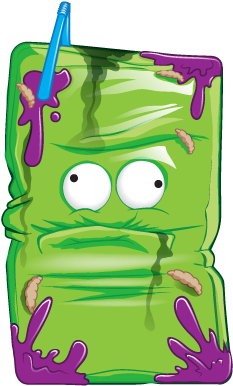 Mucus Juice Box Pic - Grossery Gang Scummy Sodas (412x406), Png Download