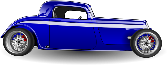 Hot Rod Clipart Png (600x424), Png Download