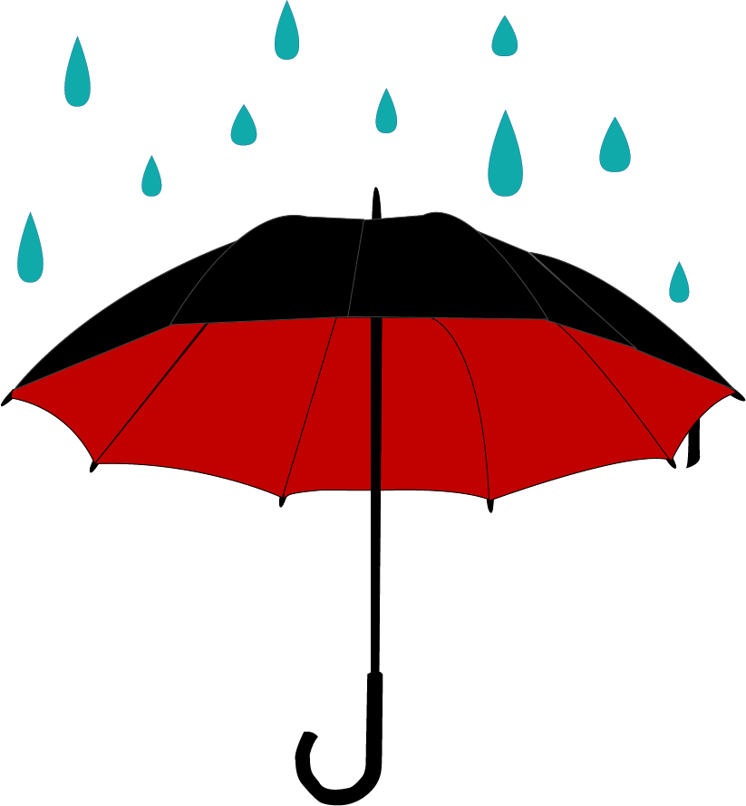 Rain Umbrella Clip Art (823x889), Png Download