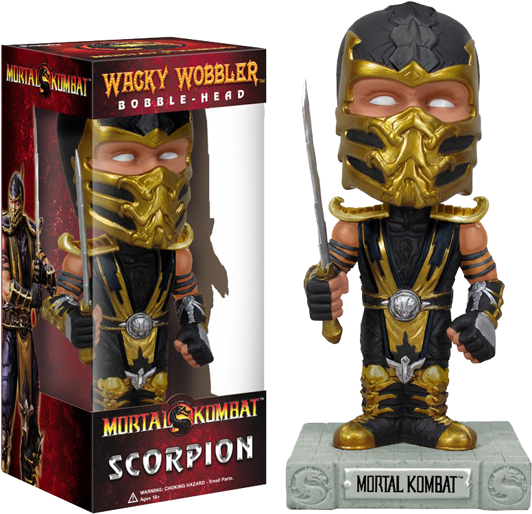 Wacky Wobbler Mortal Kombat (800x771), Png Download