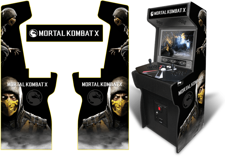 Custom Permanent Full Size Scorpion Mortal Kombat X - Arcade Mortal Kombat X (800x552), Png Download