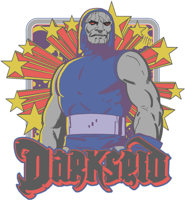 Dc Comics Darkseid Stars Men's Regular Fit T-shirt - Dc Comics Darkseid Stars Mens Tank 2x (508x600), Png Download