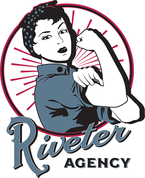 Riveter Agency Rosie - Riveter Agency (500x615), Png Download