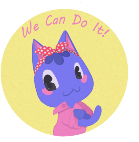 I Drew Rosie As Rosie The Riveter - Cartoon (500x500), Png Download