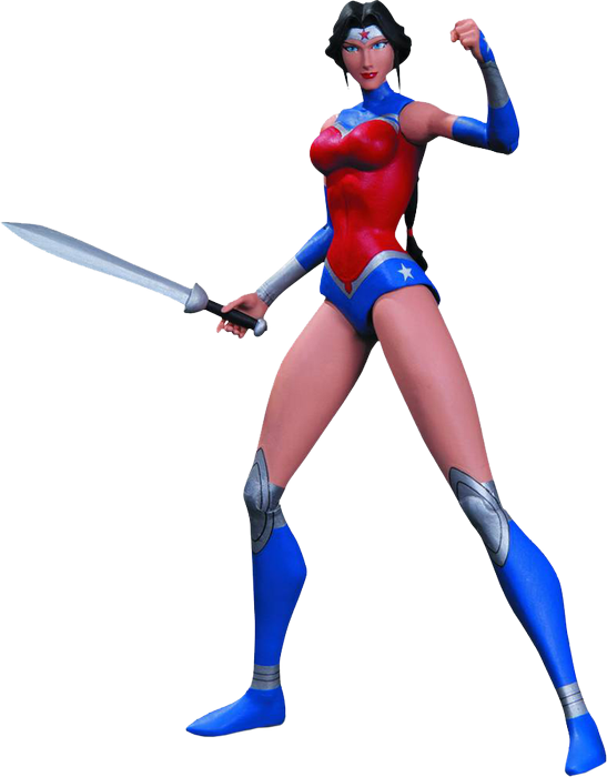 Enlarge - Dc Collectibles Justice League War: Wonder Woman Action (547x700), Png Download