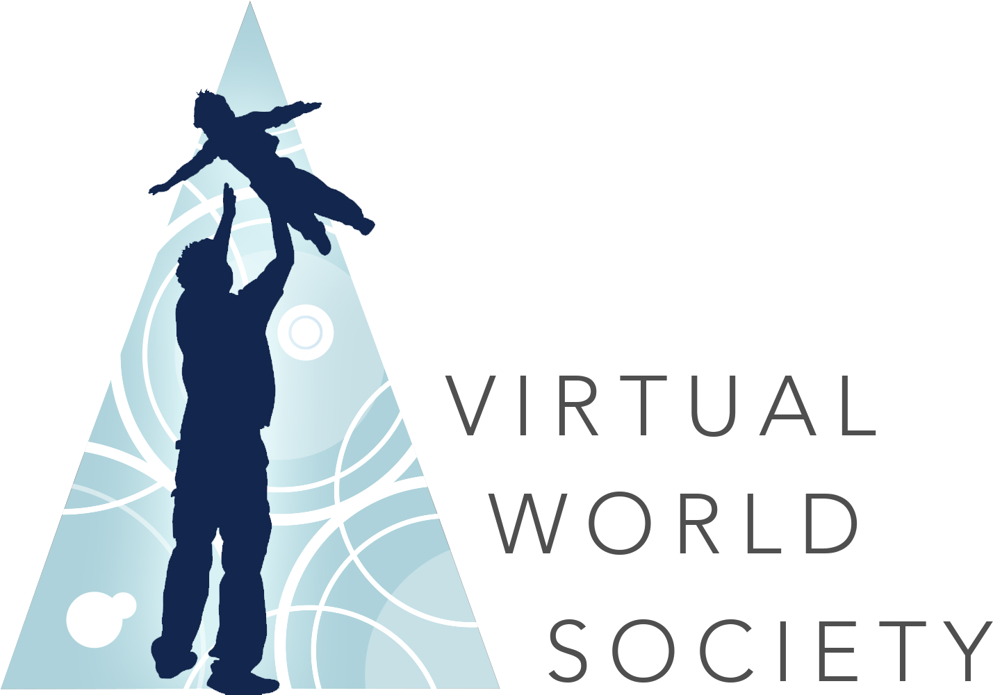 Virtual World Society Logo (1500x1086), Png Download