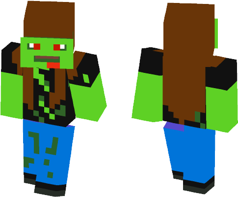 Female Minecraft Skins - Minecraft Skin Joker (584x497), Png Download