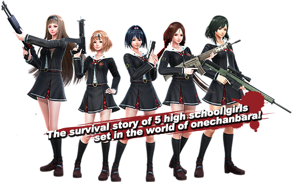 Image - School Girl/zombie Hunter (600x384), Png Download
