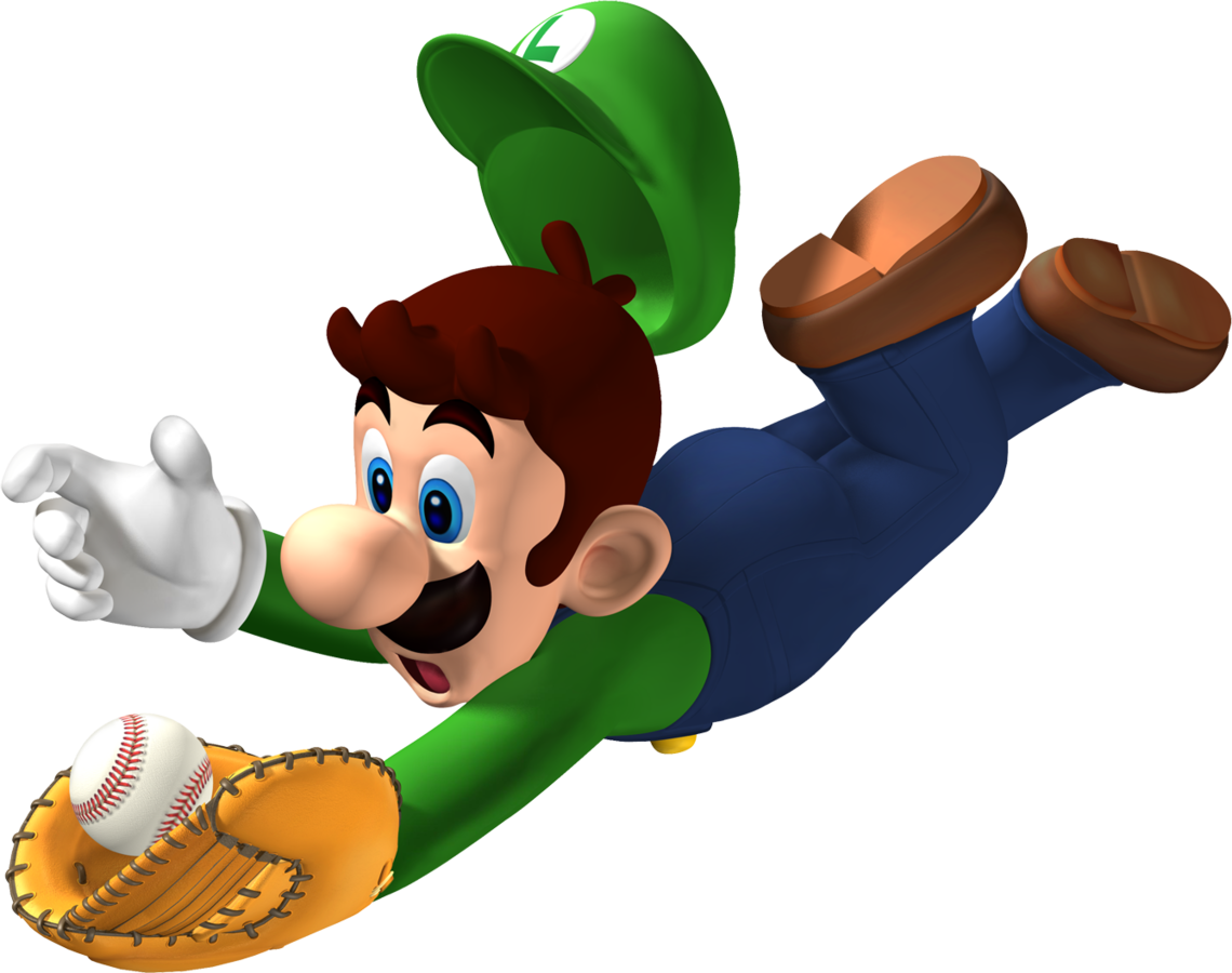 Luigi, Superstar, Mario - Mario Superstar Baseball Luigi (1140x900), Png Download