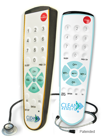 Healthcare Giver Germ Free Tv Remote Control Universal - Clean Remote-« Designer Series, Universal Remote Control, (357x476), Png Download