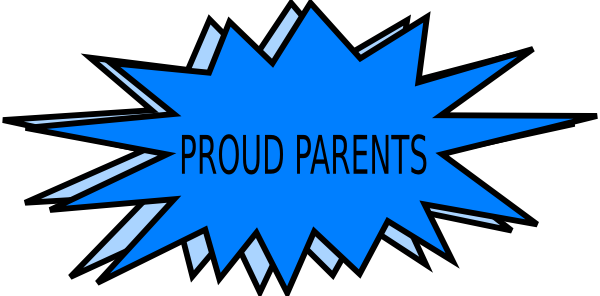 Small - Proud Parents Clip Art (600x296), Png Download