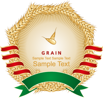 Vector Logo Wheat Label Logo Template - Punjab Agricultural University (400x400), Png Download