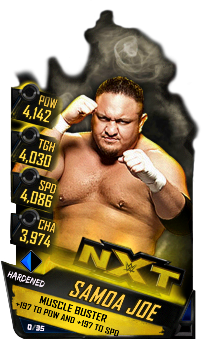 Uncommon Samoa Joe - Andrade Almas Wwe Supercard (733x1158), Png Download