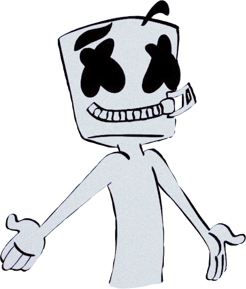 Aesthetic Marshmello Friends Edm Tumblrfreetoedit - Friends Anne Marie Marshmello (506x594), Png Download