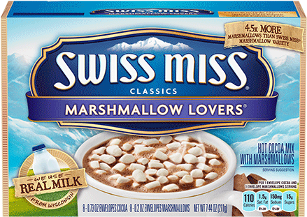 Swiss Miss Marshmallow (500x500), Png Download