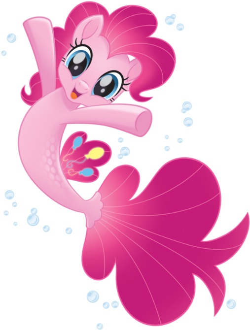 Pinkie Pie Seapony - My Little Pony The Movie Seapony Dummy (751x1065), Png Download