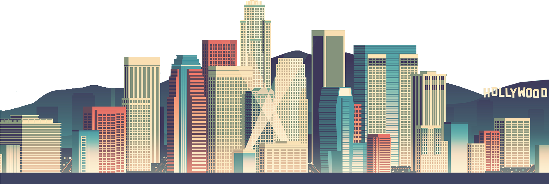 Cut Out Background - Skyline (1920x1080), Png Download