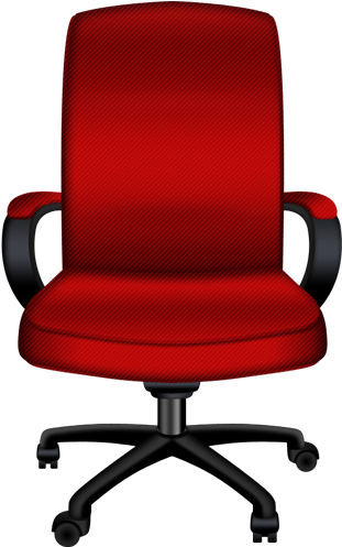 Red Office Chair (518x518), Png Download