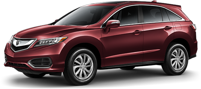 2016 Rdx Profile - Acura Rdx Black 2016 (1000x433), Png Download