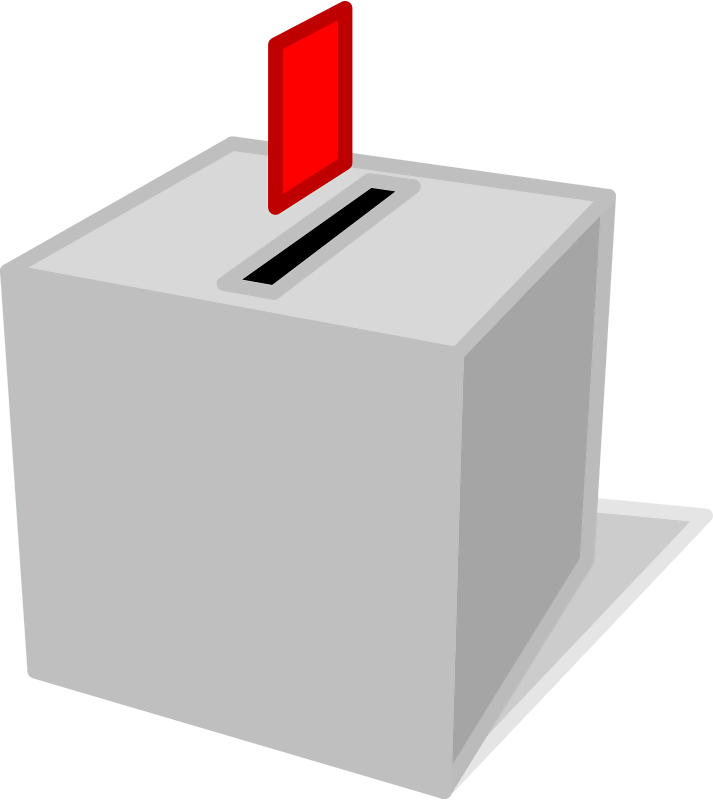 Ballot Box - Donation Box Clipart (713x800), Png Download